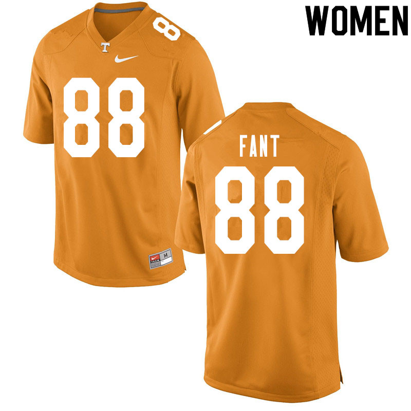 Women #88 Princeton Fant Tennessee Volunteers College Football Jerseys Sale-Orange - Click Image to Close